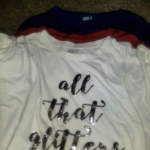 Crazy 8 set of 3 long sleeve shirts